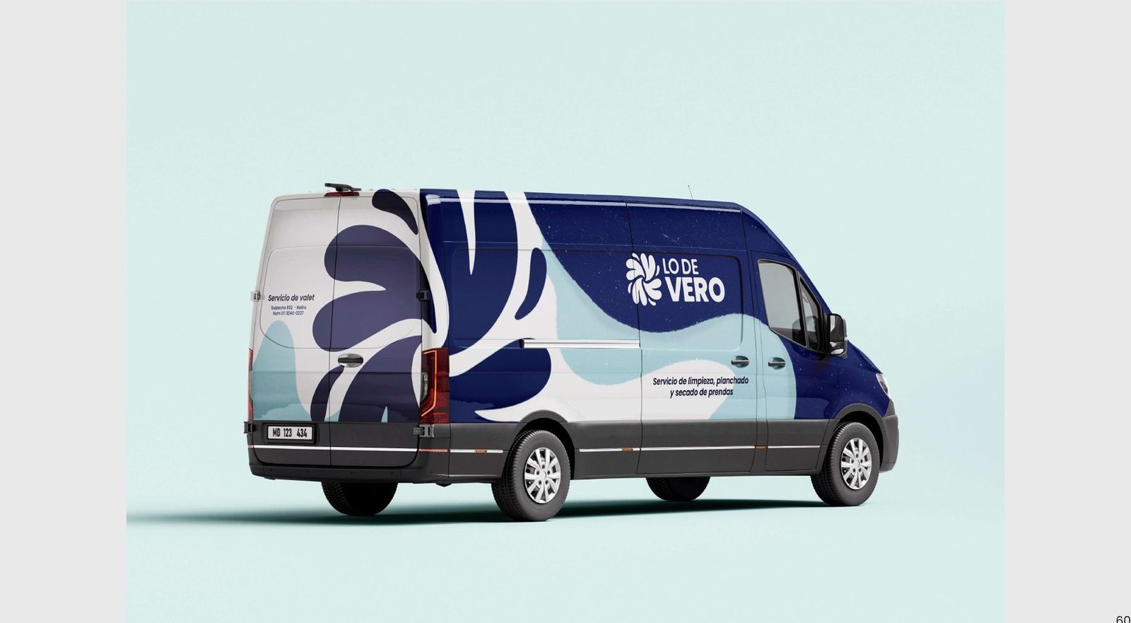Camioneta con la identidad
