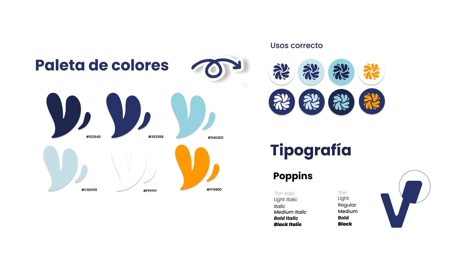 Paleta de colores, usos correctos y tipografía