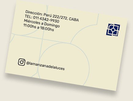 Tarjeta, dorso